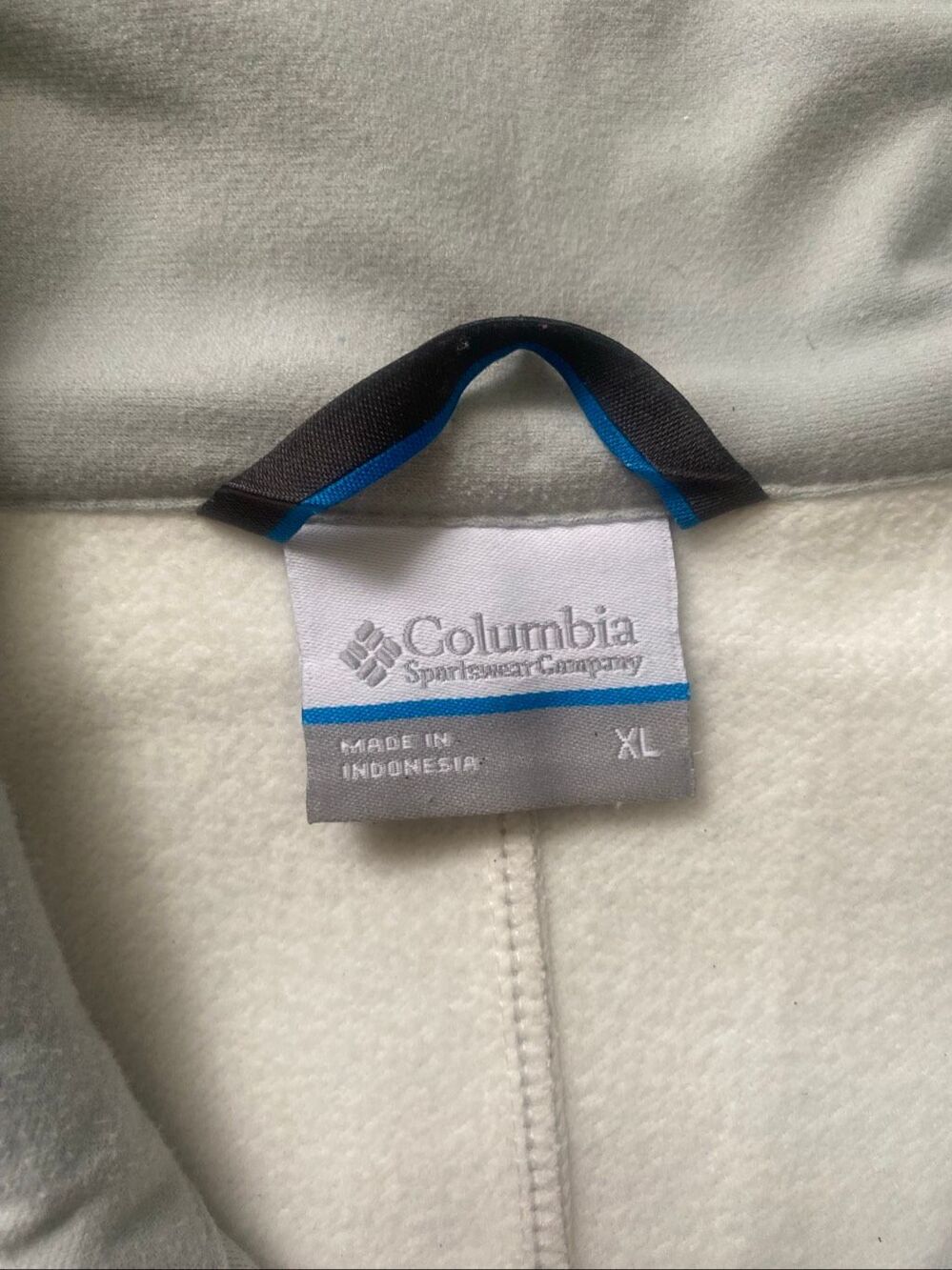 Columbia sportswear company women XL hardshell mock collar jacket white/grey - Picture 10 of 12